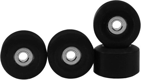 Teak Tuning Apex 61D Urethane Fingerboard Wheels - New Street Shape, 7.7mm Diameter - Ultra Spin Bearings - Made in The USA - Gumdrop Colorway in Saudi Arabia