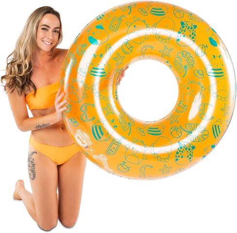 BigMouth x Squishmallows Pool Float, Inflatable Swimming Tube Ring and Blow Up Water Toy, Medium Sized, 42 Inch in Saudi Arabia