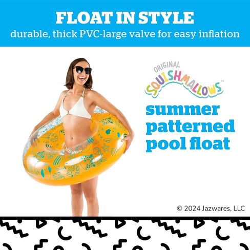BigMouth x Squishmallows Pool Float, Inflatable Swimming Tube Ring and Blow Up Water Toy, Medium Sized, 42 Inch in Saudi Arabia
