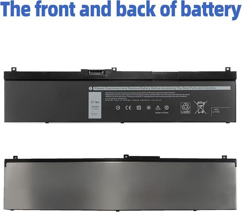 WJ5R2 4F5YV Laptop Battery for Dell Latitude 5570 E5570 Precision 3510 M3510 Series Notebook 0G6LC G9G1H 04F5YV 0G9G1H K1G3K 11.4V 84Wh in Saudi Arabia