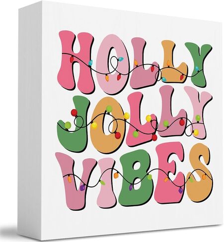 Pink Christmas Vacation Sign Pink Christmas Sign Christmas Vacation Movie Decor Xmas Vacation Sign Merry Xmas Decorations Sign 5 x 5 Inch in Kuwait