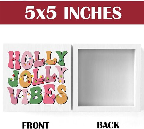 Pink Christmas Vacation Sign Pink Christmas Sign Christmas Vacation Movie Decor Xmas Vacation Sign Merry Xmas Decorations Sign 5 x 5 Inch in Kuwait