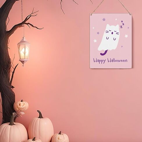 علامة Boo الوردية للهالوين، ديكورات الهالوين الوردية والأسود، ديكور الهيكل العظمي الوردي، ديكور الهالوين الوردي، ديكور الخفافيش، ديكور الهالوين، لافتة Hey Boo مقاس 10 × 10 بوصات in Saudi Arabia