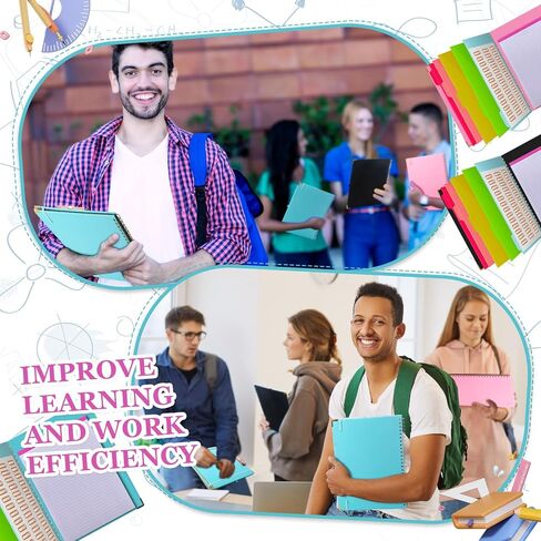 3 Pcs Clipboard Folio with Refillable Notepad for Letter Size 11" x 8.5" Clipboard Folder with Storage 5 Folders with 10 Pockets Elastic Closure and Pen Loop for Office Nurse in Saudi Arabia