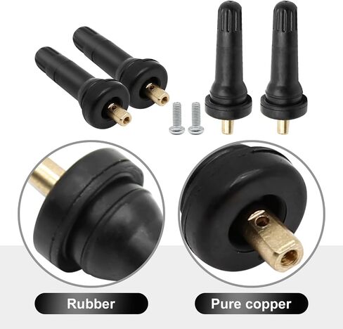 100Pcs 17-20008 TPMS Tire Pressure Sensor Valve Stem 20008 20018 Replacement for GMC Cadillac Chevy Ford Dodge Silverado and More in Saudi Arabia
