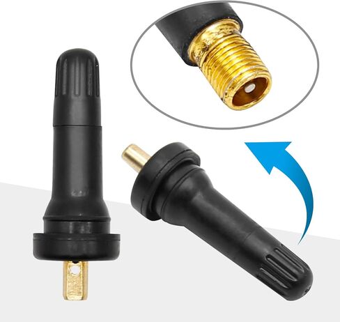100Pcs 17-20008 TPMS Tire Pressure Sensor Valve Stem 20008 20018 Replacement for GMC Cadillac Chevy Ford Dodge Silverado and More in Saudi Arabia