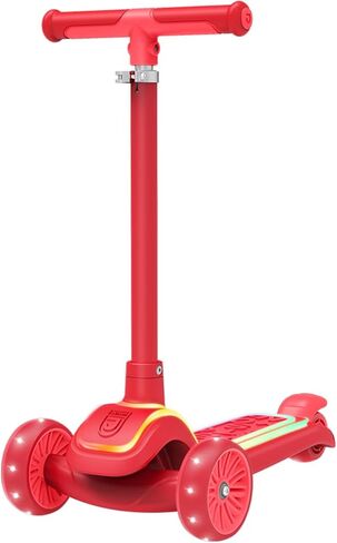 Jetson Jupiter Mini Kids 3-Wheel Light-Up Kick Scooter, Lights on Stem & Wheels, 8 Different Light Patterns, Adjustable Handlebar, Rear Brake, Easy-Folding Mechanism, Ages 3+ in Kuwait