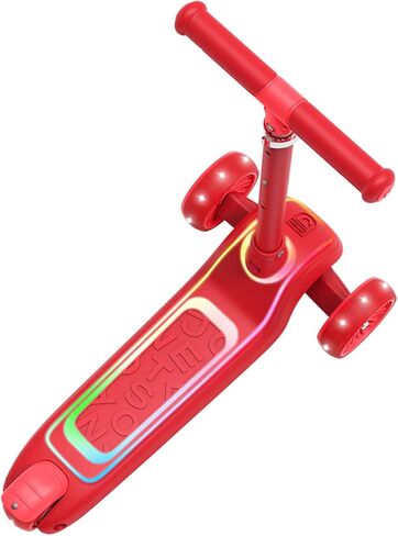 Jetson Jupiter Mini Kids 3-Wheel Light-Up Kick Scooter, Lights on Stem & Wheels, 8 Different Light Patterns, Adjustable Handlebar, Rear Brake, Easy-Folding Mechanism, Ages 3+ in Kuwait
