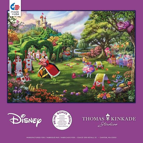 Ceaco - Thomas Kinkade - Disney - Queen of Hearts - 1000 Piece Jigsaw Puzzle in Saudi Arabia