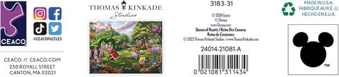 Ceaco - Thomas Kinkade - Disney - Queen of Hearts - 1000 Piece Jigsaw Puzzle in Saudi Arabia