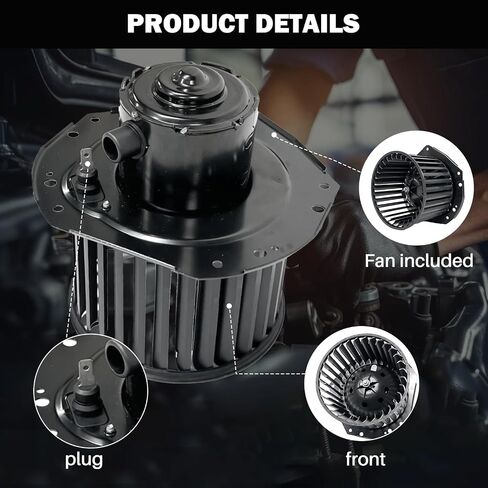محرك سخان التيار المتردد مناسب لسيارة Chevy Astro C1500 C2500 C3500 Pickup C1500 C2500 Suburban Camaro Corvette for GMC for Pontiac 88890696, 88959521, 35334, PM129, 3010192,44-1145,15-80213 in Saudi Arabia