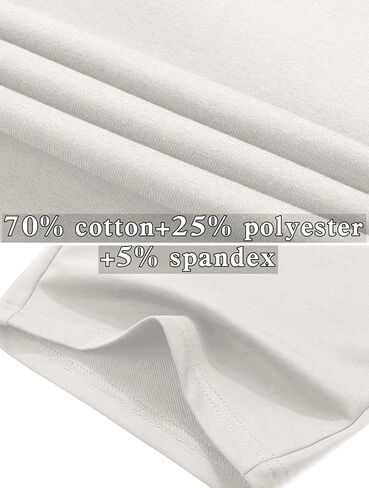 Mens Casual Shorts Cotton Summer Shorts Elastic Waist Drawstring with Zipper Pockets in Kuwait