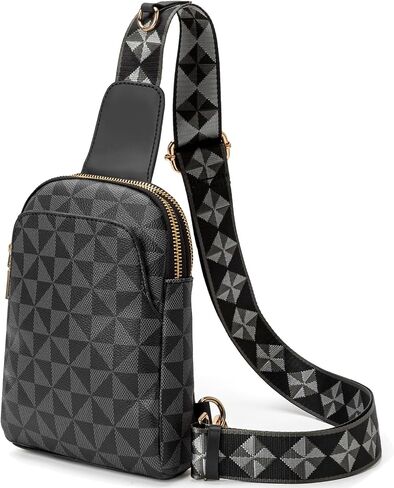 Small Crossbody Sling Bag for Women – Vegan Leather Fanny Packs with Adjustable Strap – Trendy Chest Bag for Travel in Saudi Arabia