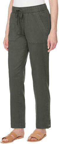 بنطال Buffalo David Bitton النسائي الناعم من مادة Tencel مع رباط in Kuwait