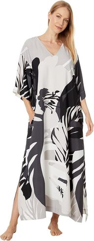 Natori Portofino 52" Caftan Grey S (Women's 6-8) in Saudi Arabia