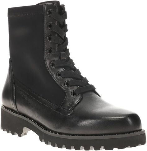 VANELi Womens Zorya Water Resistant Lace Up Casual Boots Ankle Low Heel 1-2" - Black in Saudi Arabia