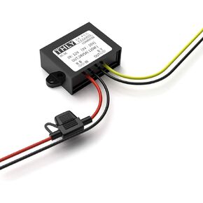 DC-DC Boost Converter, DC Converter 12V to 24V 10A 240W Power Voltage Converter with Fuse Waterproof, Step-Up Transformer for Golf Cart LED Light Motor Truck Vehicle Boat etc. (Accept DC9-20V Inputs)