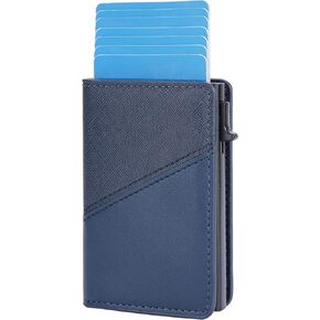 محفظة بطاقات نحيفة من YILANDI للرجال مع مشبك نقود، محفظة حامل بطاقات الائتمان للرجال RFID بحجب الجيب الأمامي وواقي بطاقات الائتمان لبطاقة الائتمان، تناسب أي استخدام في Pockterm (بني) in Kuwait