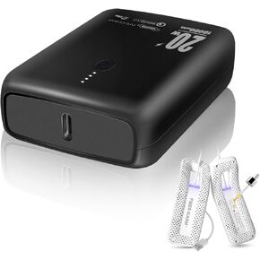 يمكن لمجفف الأحذية المحمول ومزيل الروائح الكريهة من FIEESWARM باستخدام تقنية USB أن يجفف ويزيل الروائح الكريهة من خلال بنك الطاقة الصغير جدًا in Kuwait