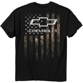 Buck Wear Chevy Camo Accent Flag T-Shirt