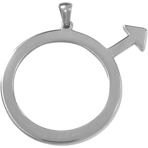 MANZHEN Stainless Steel Male Mens Symbol Pendant Necklace for Men