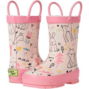 Western Chief Girl's Forest Doodle Tread Loop Boot (Toddler/Little Kid/Big Kid)