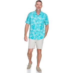 Margaritaville Men's Island Reserve Flamingo Party Shirt