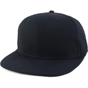 Armycrew Oversized 2XL Structured Flatbill Snapback Cap for Big Heads
