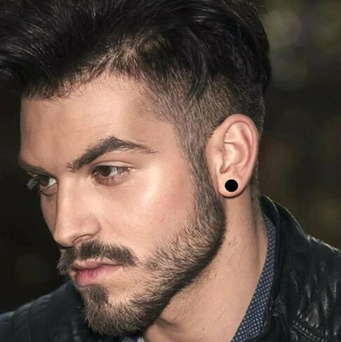 أقراط للرجال، أقراط متقاطعة سوداء صغيرة للرجال، مجموعة 29 قطعة من الفولاذ المقاوم للصدأ على الطراز القوطي EMO Goth Punk، مجموعة أقراط حلقية للثقب للجنسين هدايا عيد ميلاد in Kuwait