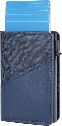 محفظة بطاقات نحيفة من YILANDI للرجال مع مشبك نقود، محفظة حامل بطاقات الائتمان للرجال RFID بحجب الجيب الأمامي وواقي بطاقات الائتمان لبطاقة الائتمان، تناسب أي استخدام في Pockterm (بني) in Kuwait