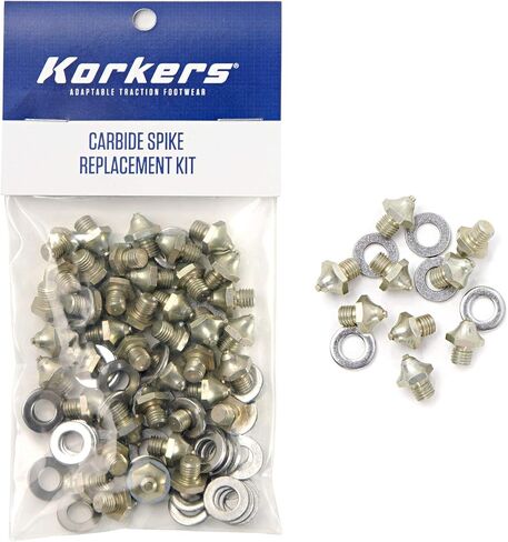 Korkers Unisex Threaded Carbide Spikes with Washers in Saudi Arabia