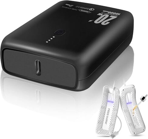 يمكن لمجفف الأحذية المحمول ومزيل الروائح الكريهة من FIEESWARM باستخدام تقنية USB أن يجفف ويزيل الروائح الكريهة من خلال بنك الطاقة الصغير جدًا in Kuwait