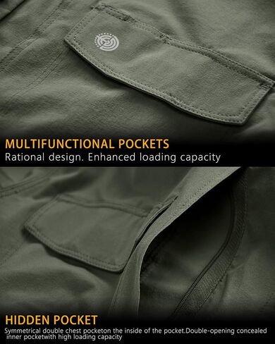 Men's Tactical Shirts Breathable Quick Dry Long Sleeve Fishing Shirt Sun Protection Outdoor Lightweight Button-Up Work Shirt in Saudi Arabia