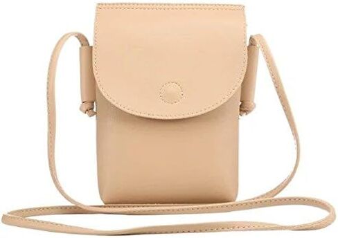 WaitingU حقيبة الكتف كروسبودي لينة بولي Leather الجلود الهاتف المحمول محفظة الهاتف المحمول حمل حقائب الكتف حقيبة الحقيبة الاستخدام اليومي in Kuwait