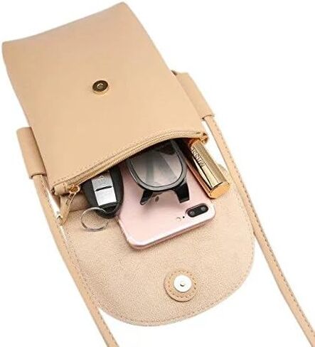 WaitingU حقيبة الكتف كروسبودي لينة بولي Leather الجلود الهاتف المحمول محفظة الهاتف المحمول حمل حقائب الكتف حقيبة الحقيبة الاستخدام اليومي in Kuwait