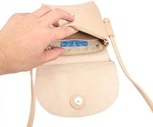 WaitingU حقيبة الكتف كروسبودي لينة بولي Leather الجلود الهاتف المحمول محفظة الهاتف المحمول حمل حقائب الكتف حقيبة الحقيبة الاستخدام اليومي in Kuwait