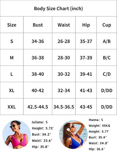 AI'MAGE Women High Waisted Bikini V Neck Swimsuit O-Ring Two Pieces Bathing Royal Blue in Saudi Arabia