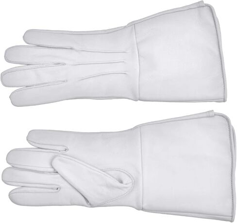 Medieval Gauntlet Leather Cosplay Gloves Long Arm Cuff in Saudi Arabia