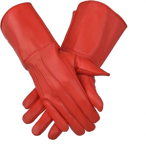 Medieval Gauntlet Leather Cosplay Gloves Long Arm Cuff in Saudi Arabia