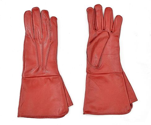 Medieval Gauntlet Leather Cosplay Gloves Long Arm Cuff in Saudi Arabia