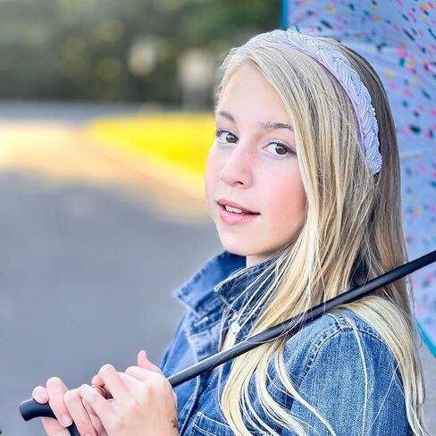 فروج ساك 3 عصابات رأس لؤلؤية للبنات، عصابات راس مضفرة من الساتان للاطفال، اكسسوارات شعر مضفرة للبنات لطيفة، حزمة شريط راس صلب للاطفال، اشرطة شعر بلون اسود وارجواني وزهري مع لؤلؤ in Kuwait