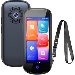 Language Translator Device No WiFi Needed, 2024 Two-Way AI Voice Translator for All Languages and Accents, 139+ Language Online Translation, 4" HD Offline/Photo Translation for Travel in Kuwait