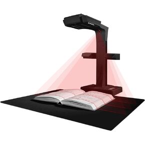 CZUR ET18 Pro Professional Document Scanner, 2nd Gen Auto-Flatten & Deskew Tech, 18MP HD Camera, Capture A3, 186 Languages OCR, Convert to PDF/Searchable PDF/Word/Tiff/Excel, Run On Windows & MacOS