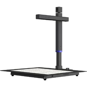 CZUR Shine Surface Pro Professional Document Scanner, 16MP Document Camera + 2MP Webcam+ Working Surface, A3 Book Scanner for Computer/Laptop, 180+ Languages OCR, Fast Scan 1s/Page, for PC/Mac