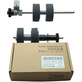 PA03540-0001 Brake Roller & PA03540-0002 Pick Roller for Fujitsu Scanner Fi-6130 Fi-6130Z Fi-6230 Fi-6140 Fi-6240 Fi-6125 Fi-6225