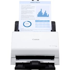 Canon imageFORMULA R30 Office Document Scanner, Auto Document Feeder and Duplex Scanning, Plug-and-Scan Capability, No Software Installation Required