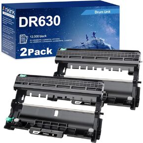 Ankink DR630 Compatible Drum Unit (Not Toner) Replacement for Brother DR-630 DR660 660 for MFC-L2700DW L2720DW L2740DW HL-L2300D L2320D L2340DW L2360DW L2380DW DCP-L2540DW Laser Printer,2 Pack