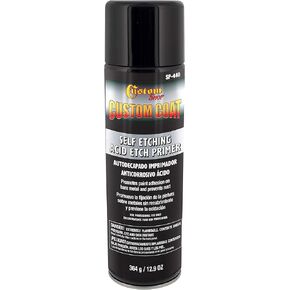 Custom Coat Self Etching Acid Etch Primer - 12.9 Ounce Spray Can - Gray - Automotive and Industrial Primer - Great for use on Bare Metal Areas Before applying Truck Bed Liner
