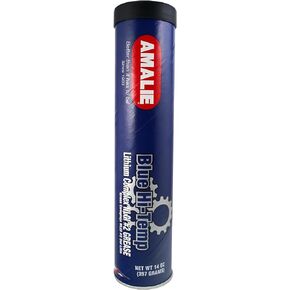 Amalie Blue Hi-Temp Grease NLGI #2 (160-68321-91) 14 Oz Tube, Pack of 10