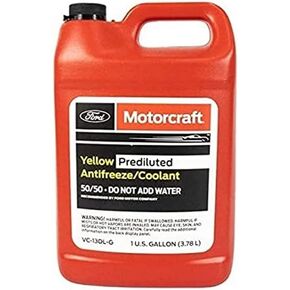 Genuine Ford Fluid VC-13DL-G Yellow Pre-Diluted Antifreeze/Coolant - 1 Gallon